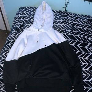 Black and White Hoodie